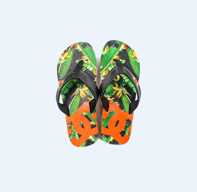 dcshoecousa男士拖鞋snap graffik夏季时尚人字拖320324