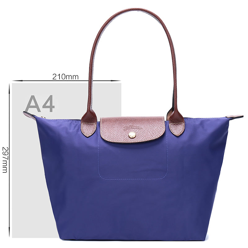 珑骧 le pliage 女士系列紫水晶色织物折叠长柄小号手提单肩包 2605